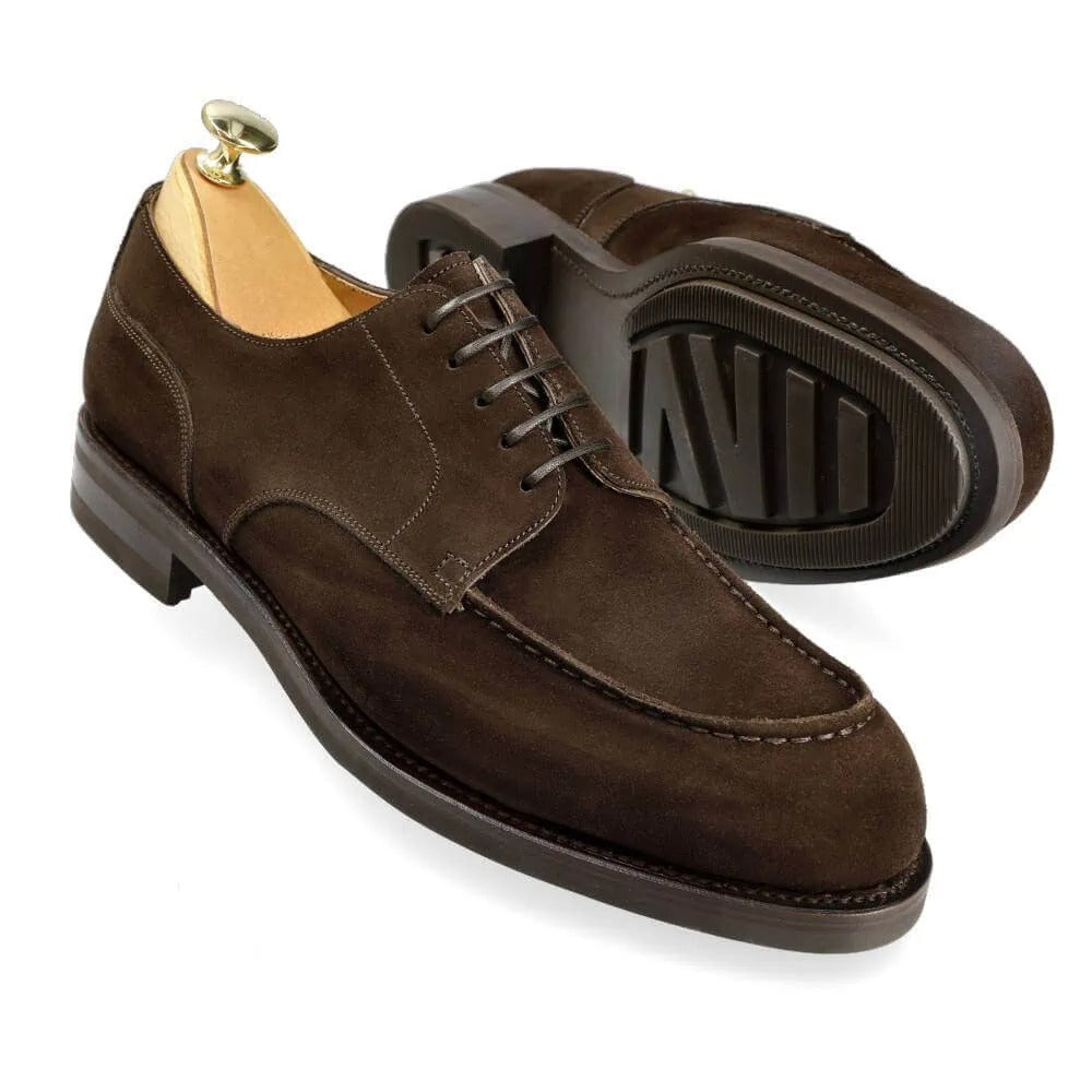 Men’s leather derby shoes for formal and office wear