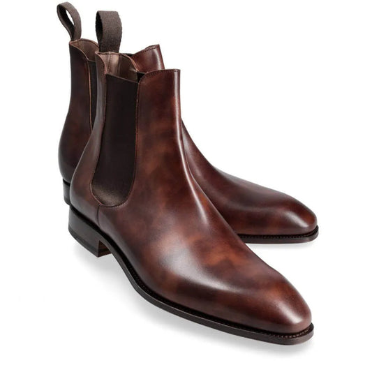 Elegant Chelsea Boots in Brown Museum for men – formal and smart-casual wear