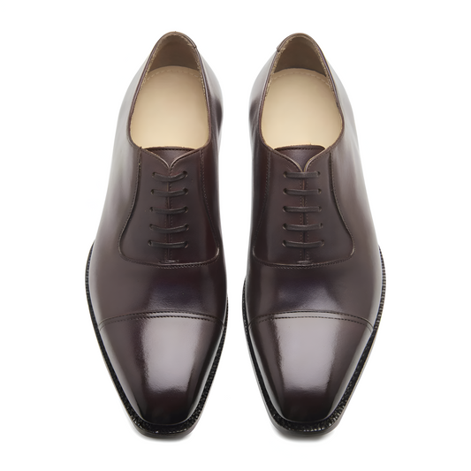 Adele-Adelaide brown Oxford shoes – front view