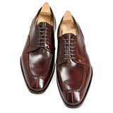Burgundy cordovan Norwegian shoes for men with rich polished leather by LexaItaliano