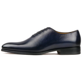 blue leather oxford dress shoes for men