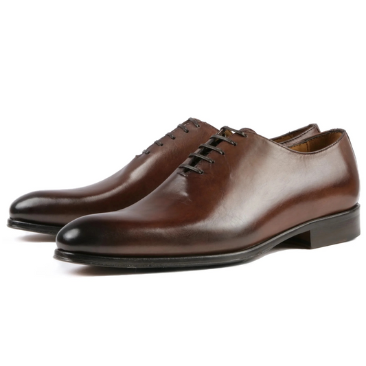 Benson Brown Wholecut Oxford for men – front view