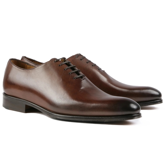 Benson Brown Wholecut Oxford for men – front view