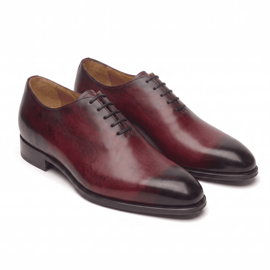 Benson Wholecut Oxford Patina Oxblood