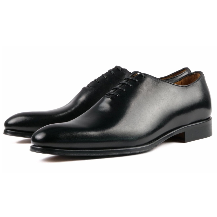 Benson Wholecut Oxford black leather shoes β luxury menβs formal footwear