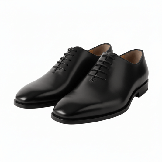 Black Wholecut Oxford Shoes for Men – Formal Leather