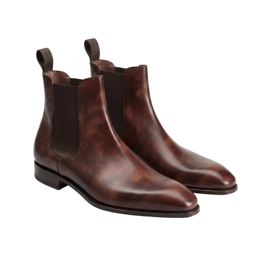 Brown Museum Chelsea Boots for Men