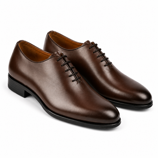 Camden Brown Wholecut Oxford Shoes for Men
