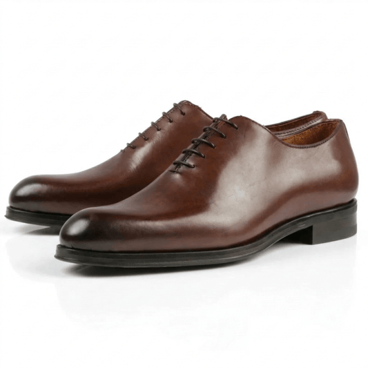 Camden Brown Wholecut Oxford Shoes for Men