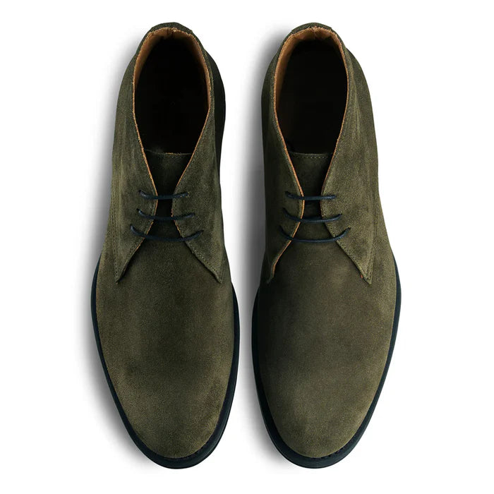 Men’s suede casual lace-up leather Chukkas boots, handcrafted premium leather with durable sole and comfortable fit