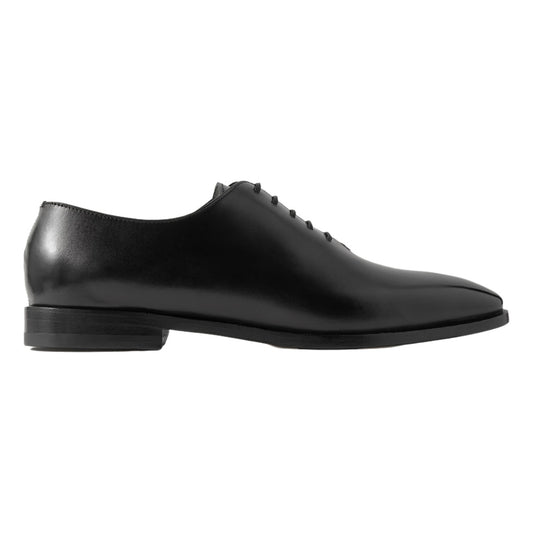 Snowdon Whole-Cut Glossed-Leather Oxford Shoes