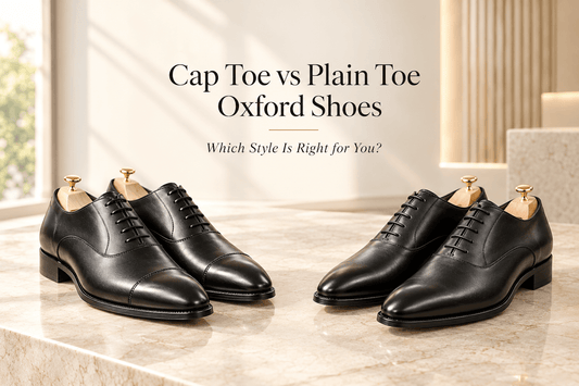 Cap Toe vs Plain Toe Oxford Shoes: Which Style Is Right for You?