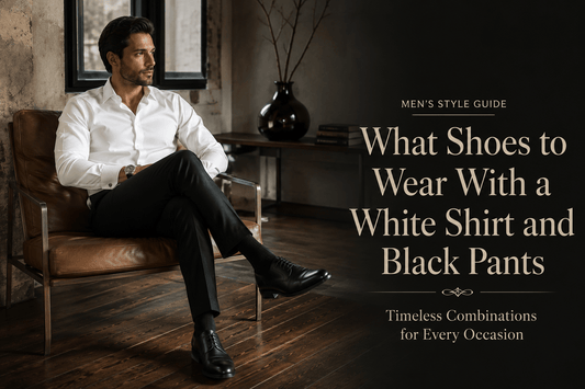 What Shoes to Wear With a White Shirt and Black Pants