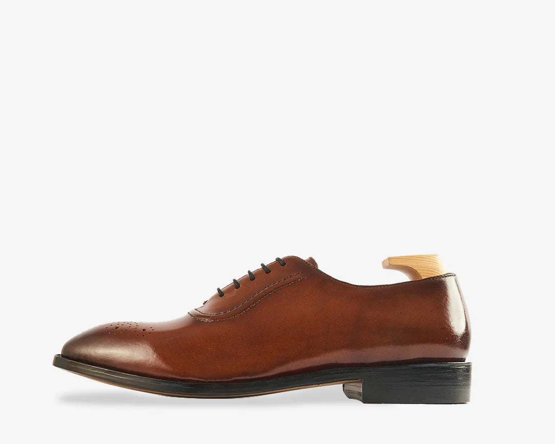 Belfast Tan Oxfords