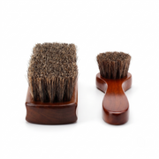 Premium Horsehair Shoe Brush for Leather Shoes
