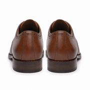 Tan Quarter Brogue Oxford Shoes for Men