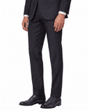 Blue Brogue Oxford Leather Shoes