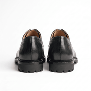 Green Croc Texture Derby Shoes for Men