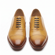 Adele-Adelaide Mustard Oxford Shoes for Men