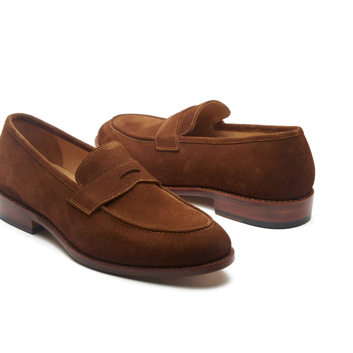 Aurus Penny Loafer – Suede Elegance