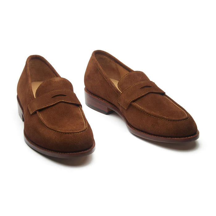 Aurus Penny Loafer – Suede Elegance