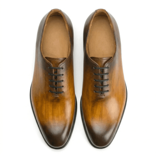 Benson Custom Patina Tan Wholecut Oxford