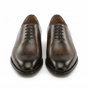 Benson Patina Brown Wholecut Oxford Shoes for Men