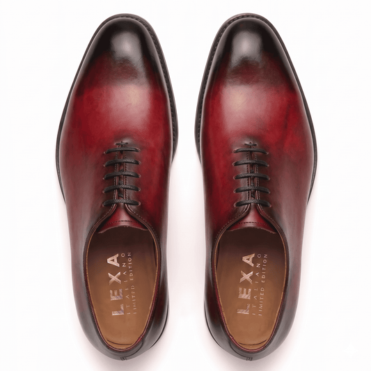 Benson Wholecut Oxford Patina Oxblood