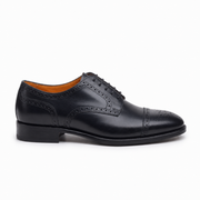 Black Brogue Oxford Shoes for Men