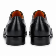Black Brogue Oxford Shoes for Men