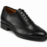 Black Brogue Oxford – Premium Wingtip Leather