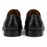 Black Brogue Oxford – Premium Wingtip Leather
