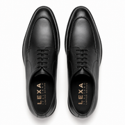 Black Funchal Derby Shoes for Men