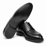 Black Funchal Derby Shoes for Men