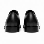 Black Leather Brogue Oxford Shoes for Men