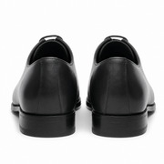 Black Leather Drayton One Cut Oxfords - Formal Shoes