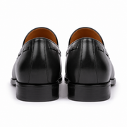 Black Leather Tassel Loafers