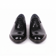 Black Patent Leather Oxford Shoes for Men