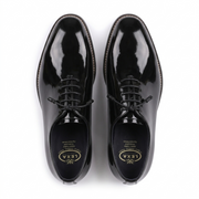 Black Patent Leather Oxford Shoes for Men