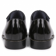 Black Patent Leather Oxford Shoes for Men