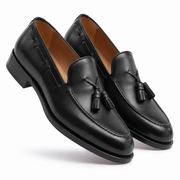 Black Tassel Loafers for Men – Premium Leather