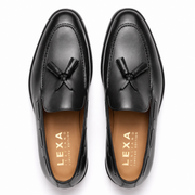Black Tassel Loafers for Men – Premium Leather