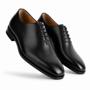 Black Wholecut Oxford Shoes for Men – Formal Leather