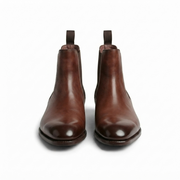 Brown Leather Chelsea Boots for Men