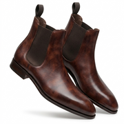 Brown Museum Chelsea Boots for Men