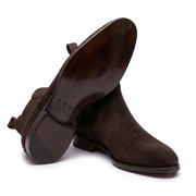 Brown Suede Chelsea Boots for Men