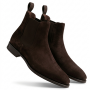 Brown Suede Chelsea Boots for Men