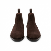 Brown Suede Chelsea Boots for Men