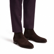 Brown Suede Chelsea Boots for Men