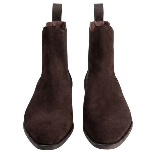 Brown Suede Chelsea Boots for Men